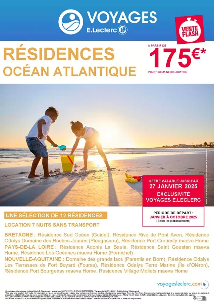 nouveautés voyages e.leclerc 2025 découvrez les dernières nouveautés voyages e.leclerc pour 2025 : des destinations exceptionnelles, des offres exclusives et des conseils de voyage pour planifier vos prochaines aventures en toute sérénité.