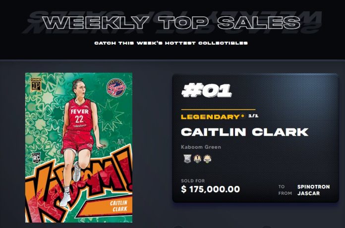 nft caitlin clark vendu 175 000 $ découvrez comment un nft dédié à caitlin clark a été vendu pour 175 000 $. analyse de cette transaction unique et de l'engouement autour de la sportive et des objets de collection numériques.