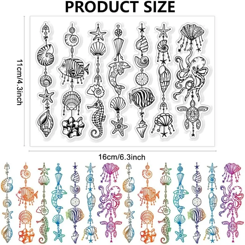 découvrez notre collection de tampons en silicone sur le thème de la mer, parfaits pour vos projets de scrapbooking et créations diy maritimes.