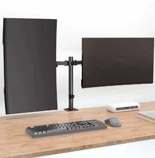 découvrez nos bras articulés pour écran pc ergonomiques, conçus pour améliorer votre confort et optimiser l'espace de travail. ajustez facilement la position de votre écran pour une posture idéale toute la journée.