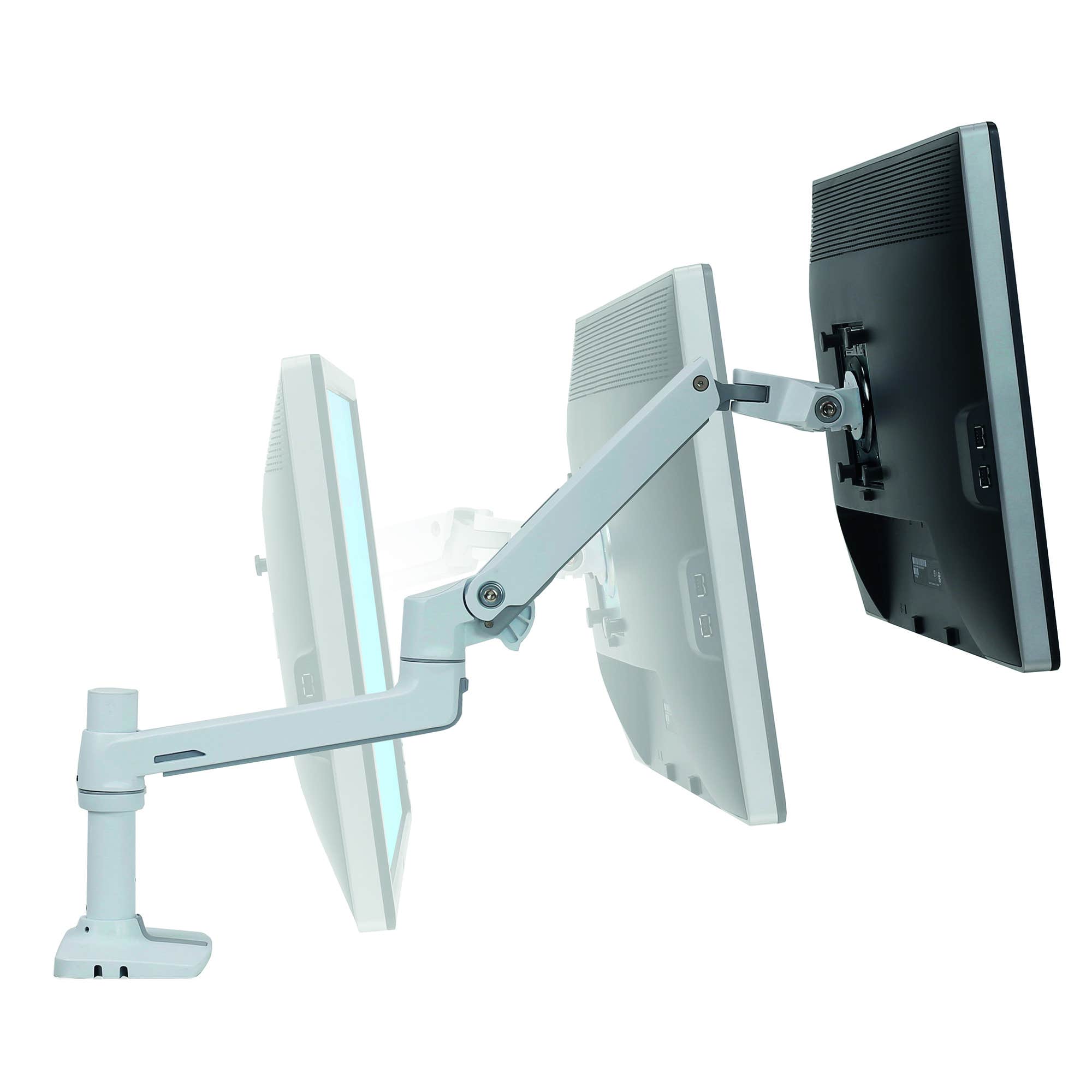 découvrez nos bras articulés pour écran pc ergonomiques, conçus pour améliorer votre confort de travail et optimiser l'espace de votre bureau.